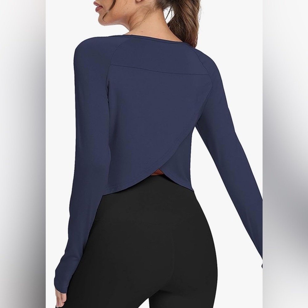 Navy Blue Women's Top